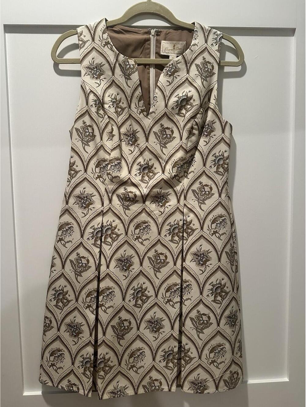 NWT Flora Bea NYC Women’s Paisley Print Dress Size Medium retail $220